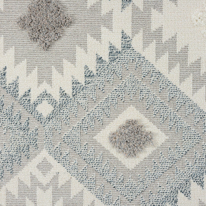 Cottage 543 Pebble Geometric Hallway Runner