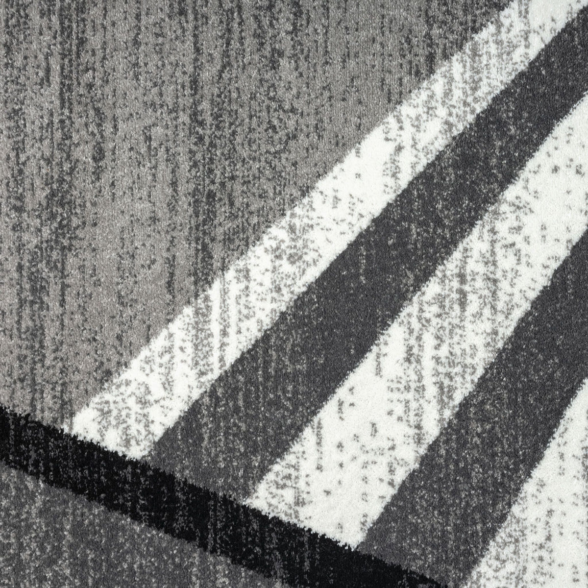 Adore 2317 Grey Abstract Hallway Runner
