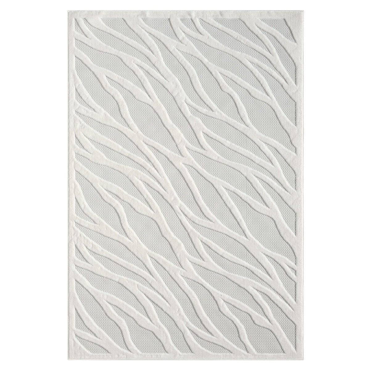 Calm 415 Ivory Geometric Rug