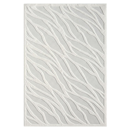 Calm 415 Ivory Geometric Rug