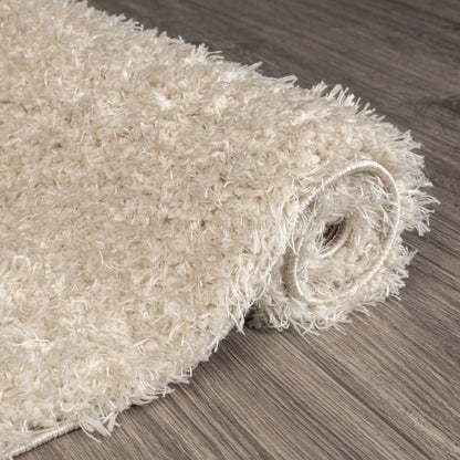 Fleecy 394 Fawn Shaggy Hallway Runner