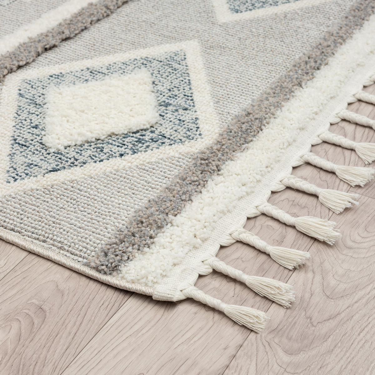 Cottage 546 Slate Geometric Rug
