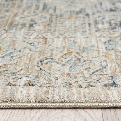 Aubrey 6753 Taupe Abstract, Traditional Rug