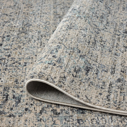 Aubrey 6740 Sand Abstract, Traditional Hallway Runner