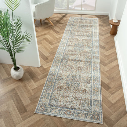 Easy 364 Coral Transitional Hallway Runner