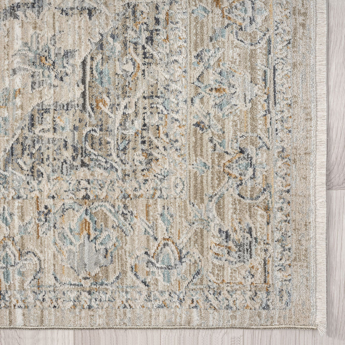 Aubrey 6753 Taupe Abstract, Traditional Rug
