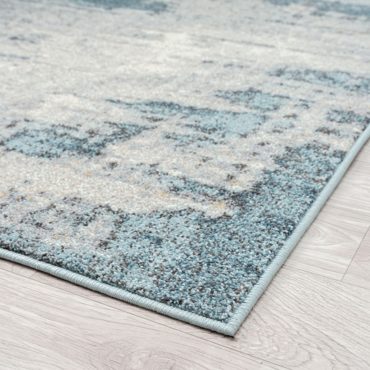 Canyon 516 Blue Abstract Hallway Runner
