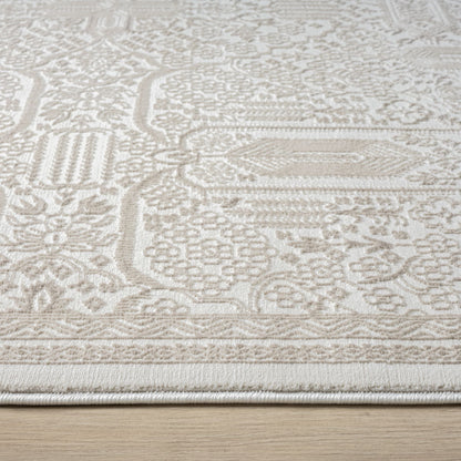 Fable 472 Sand Abstract, Modern Rug