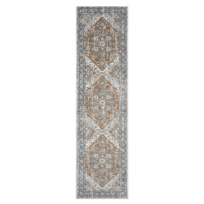 Easy 370 Aqua Transitional Hallway Runner