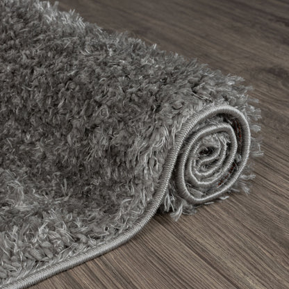 Fleecy 395 Ash Shaggy Hallway Runner