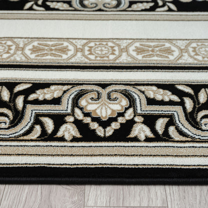 Royal 523 Black Traditional, Classic Rug