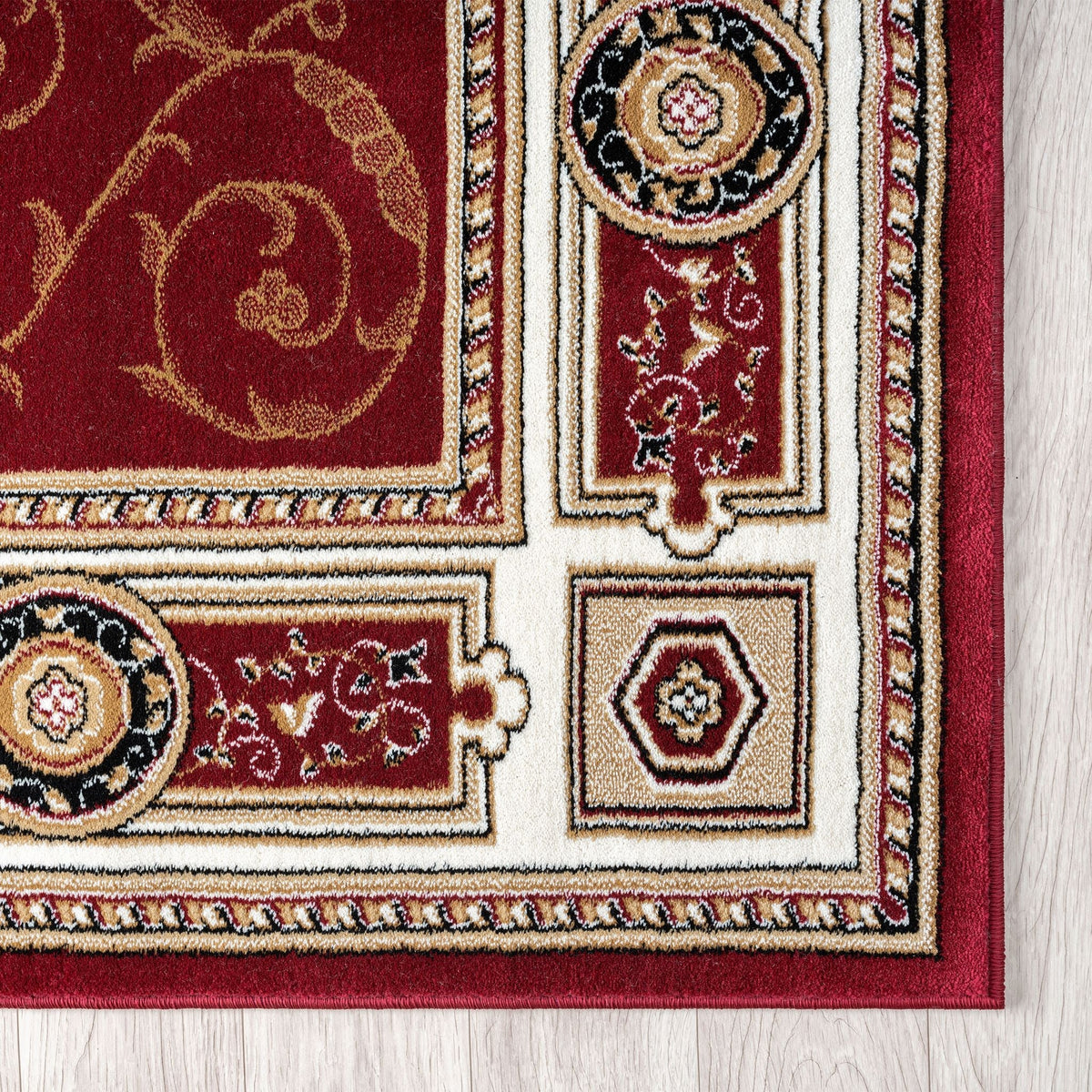 Estate 511 Red Traditional, Classic Hallway Runner