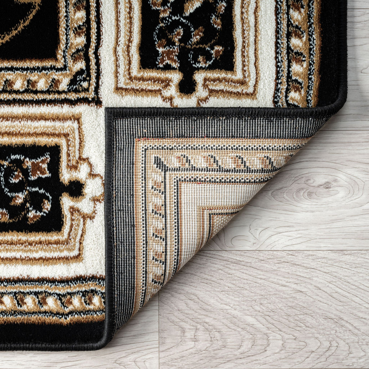 Estate 511 Black Traditional, Classic Rug