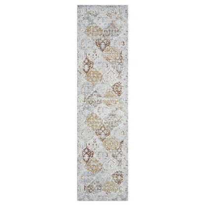 Easton 461 Multi Abstract, Transitional Hallway Runner