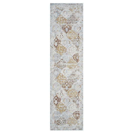 Easton 461 Multi Abstract, Transitional Hallway Runner