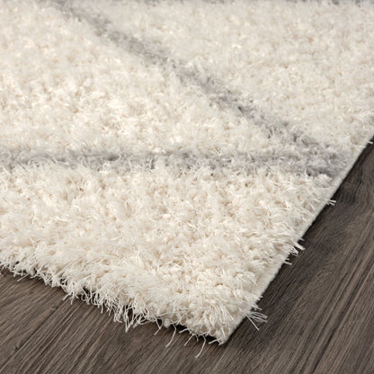 Plushy 388 Sand Shaggy Hallway Runner
