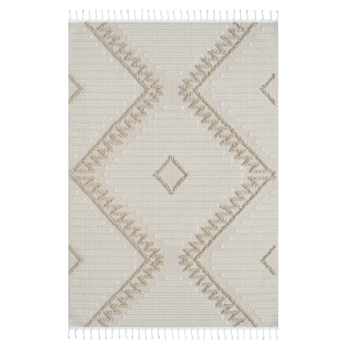 Cottage 545 Taupe Geometric Rug