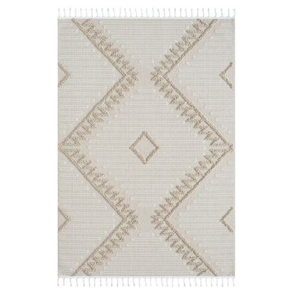 Cottage 545 Taupe Geometric Rug