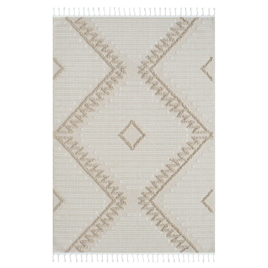 Cottage 545 Taupe Geometric Rug