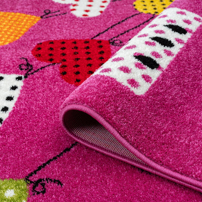 Kidsville 576 Pink Rug