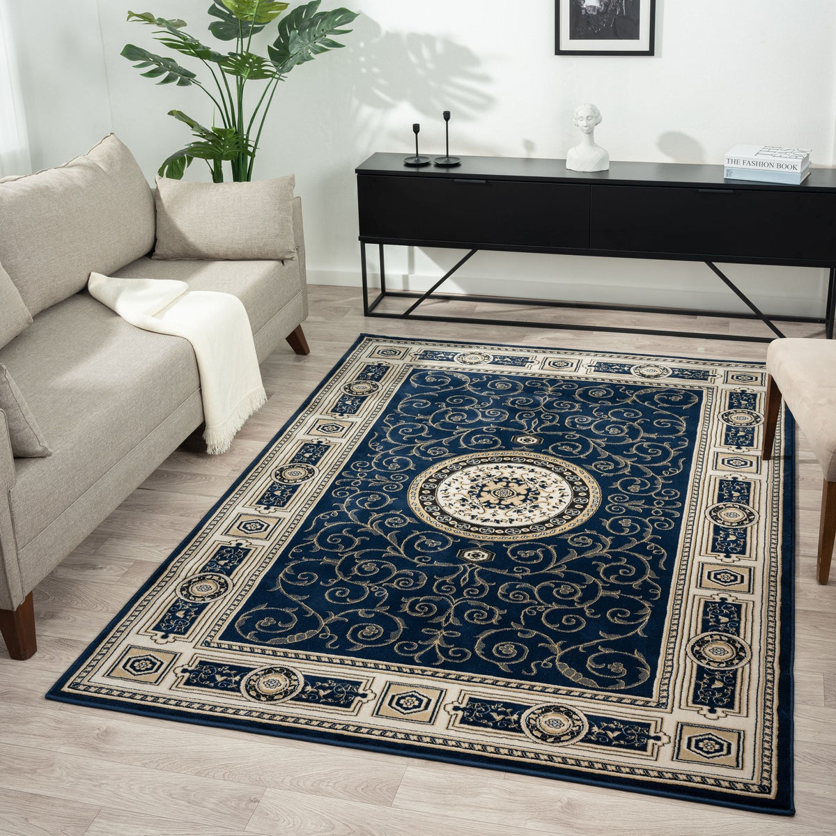 Estate 511 Navy Traditional, Classic Rug