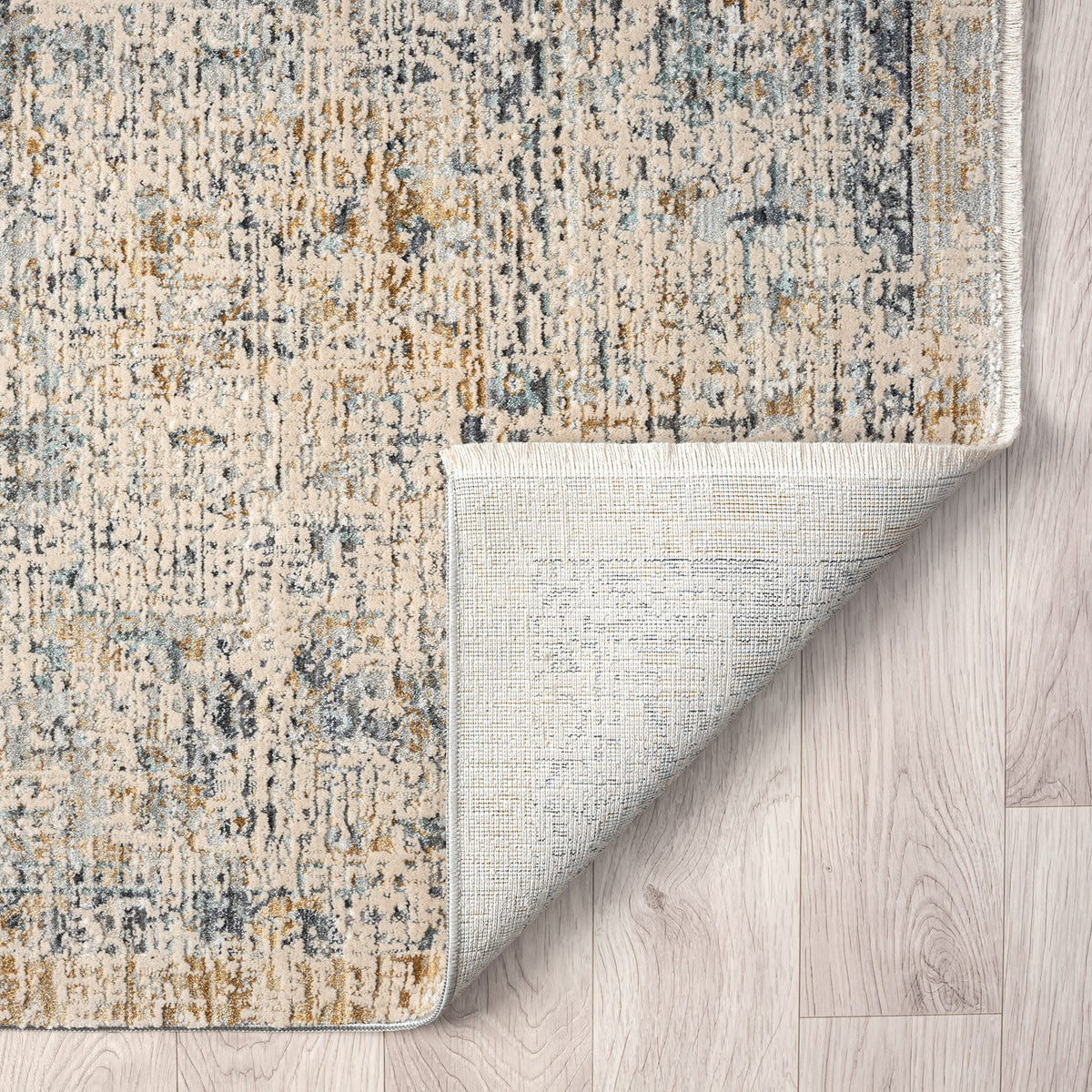 Aubrey 6738 Sand Abstract, Traditional Rug