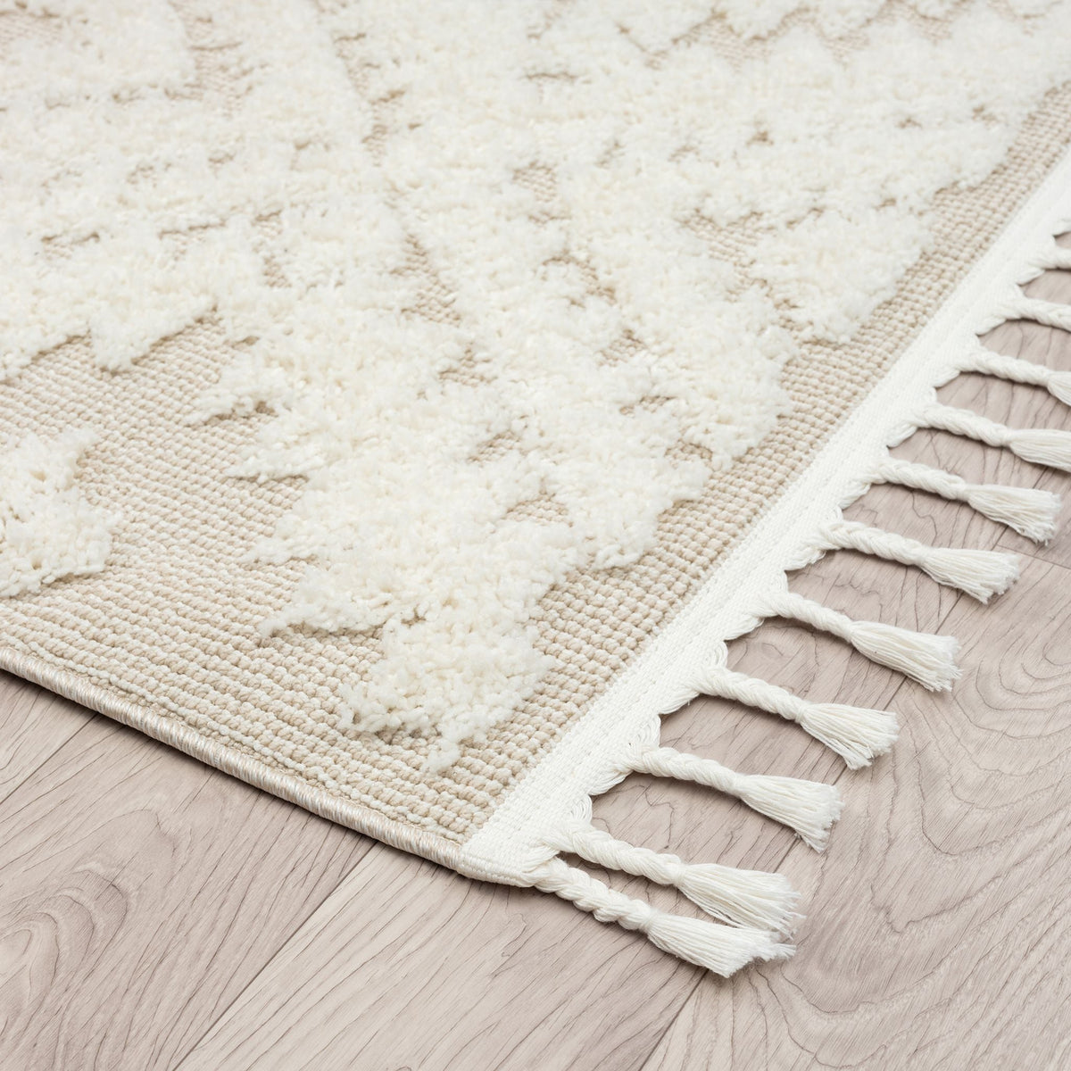 Cottage 548 Sand Geometric Hallway Runner
