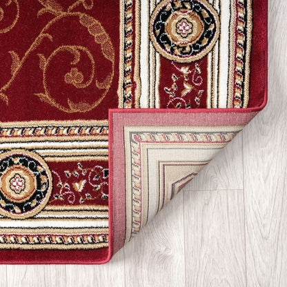 Estate 511 Red Traditional, Classic Hallway Runner