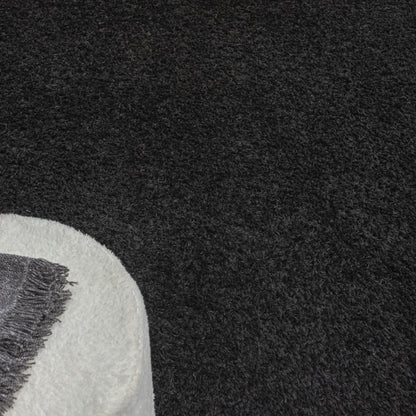 Fleecy 397 Ebony Shaggy Rug