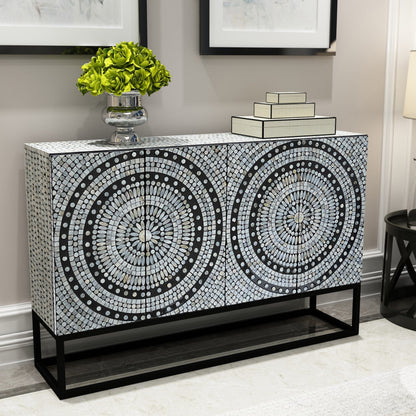 Perpetua Mother of Pearl Two Door Sideboard 120cm