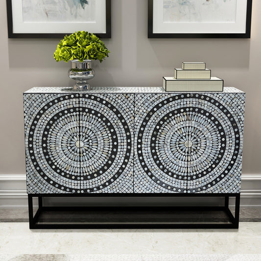 Perpetua Mother of Pearl Two Door Sideboard 120cm