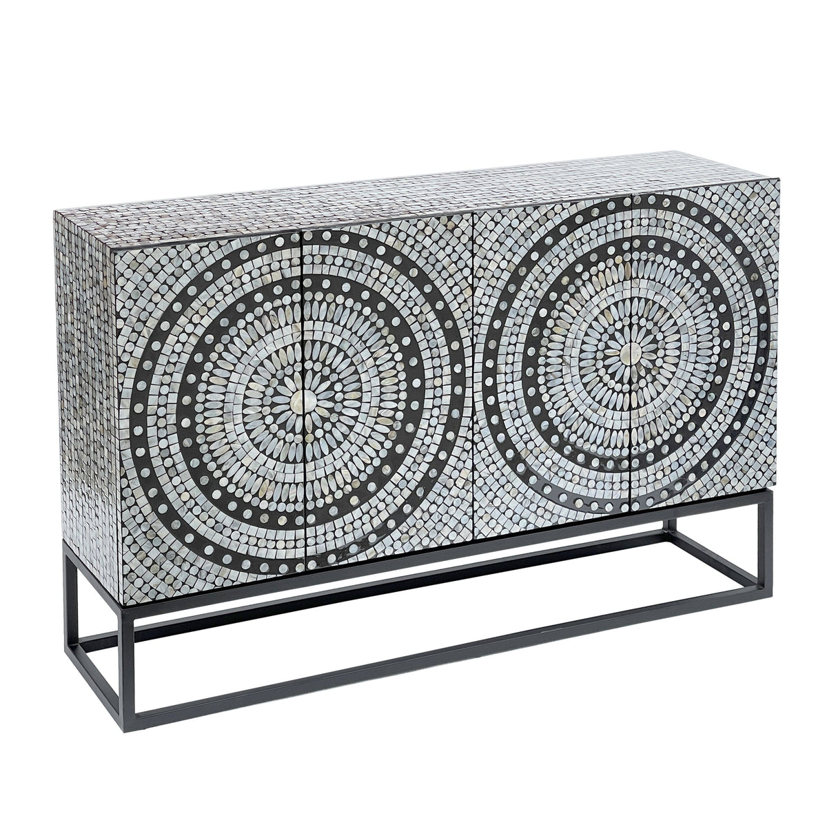 Perpetua Mother of Pearl Two Door Sideboard 120cm