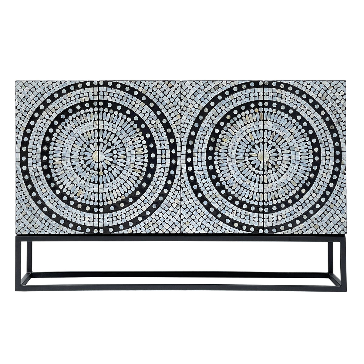 Perpetua Mother of Pearl Two Door Sideboard 120cm