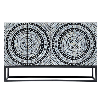 Perpetua Mother of Pearl Two Door Sideboard 120cm