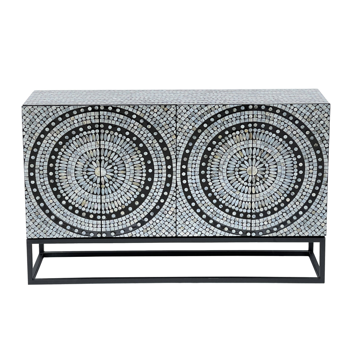 Perpetua Mother of Pearl Two Door Sideboard 120cm