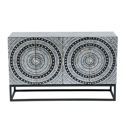Perpetua Mother of Pearl Two Door Sideboard 120cm
