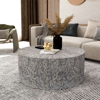 Phaedra Mother of Pearl Square Coffee Table 92cm