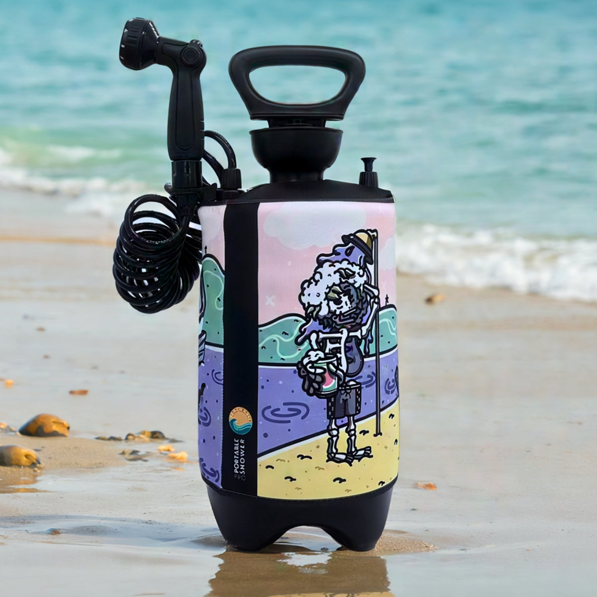 Portable Shower PRO Skully 10L