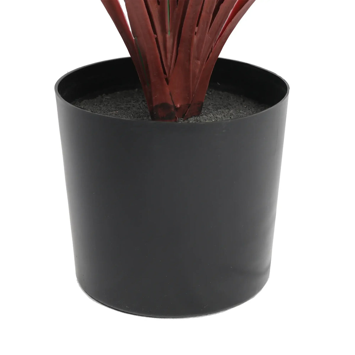 Burgundy Potted Artificial Long Grass (Yucca Grass) 75cm UV Resistant - Image 3