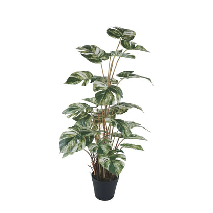 Premium Artificial Monstera Deliciosa / Variegated Monstera (Swiss Cheese) 90cm