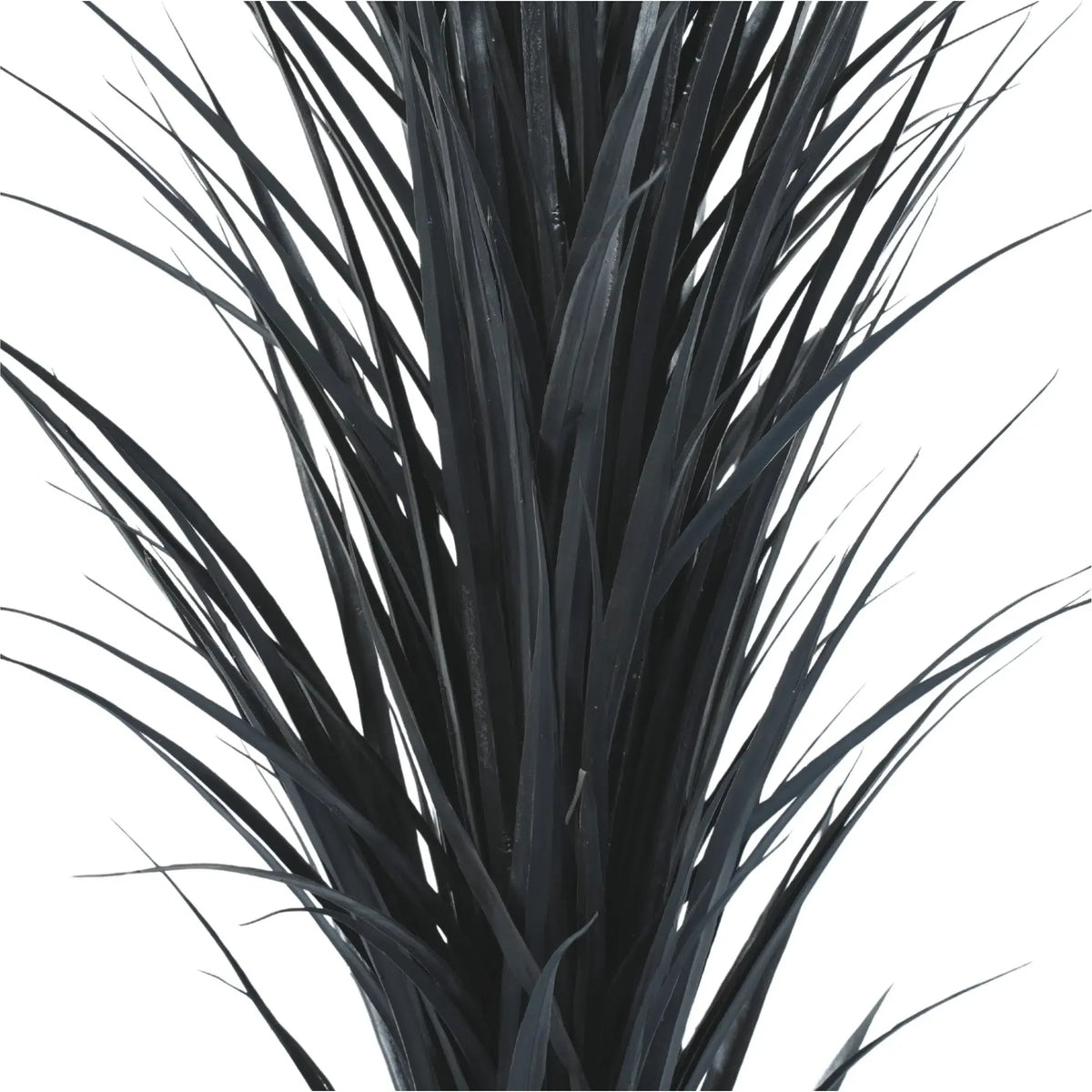 Premium Black Potted Artificial Long Grass (Yucca Grass) 115cm UV Resistant