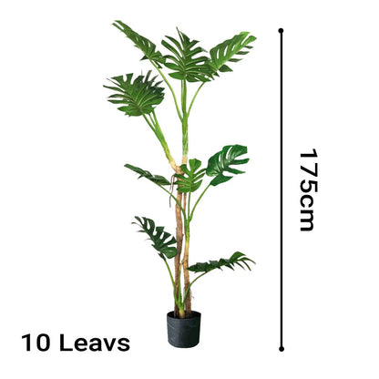 Real Touch Artificial Monstera Palm Tree