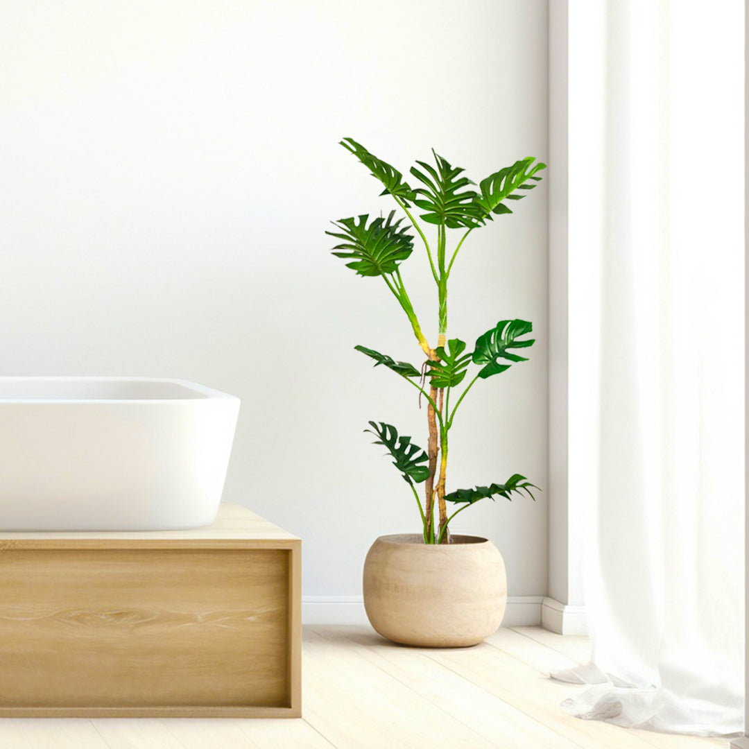 Real Touch Artificial Monstera Palm Tree