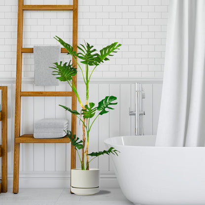 Real Touch Artificial Monstera Palm Tree