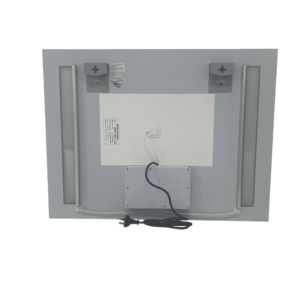 Rectangular Double-Sided Frosted Frontlit LED Mirror 75cm x 120cm Frameless Wall Mounted