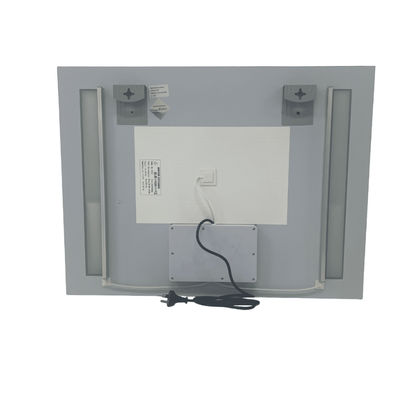 Rectangular Double-Sided Frosted Frontlit LED Mirror 75cm x 120cm Frameless Wall Mounted