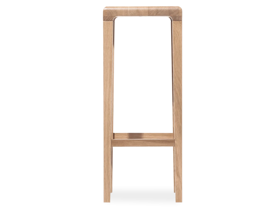 Rioja Barstool - Natural Oak - 80cm - by TON