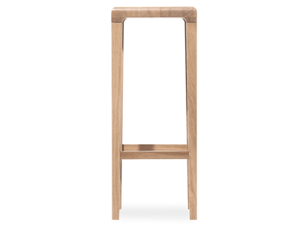 Rioja Barstool - Natural Oak - 80cm - by TON