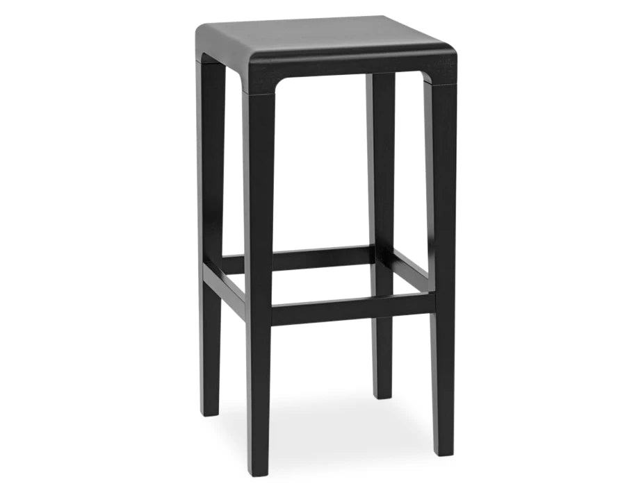 Rioja Barstool - Black Stained - 65cm - by TON