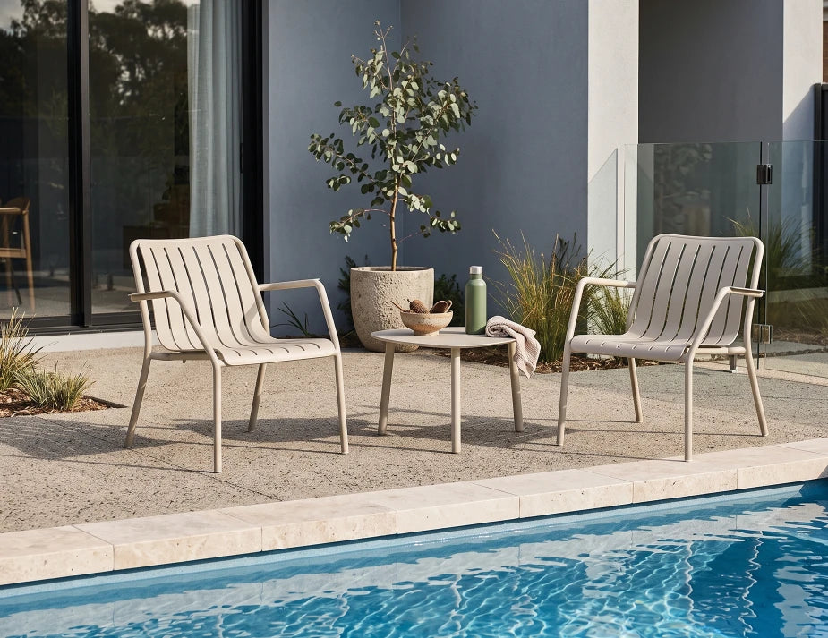 Roku Lounge Chair - Outdoor - Latte